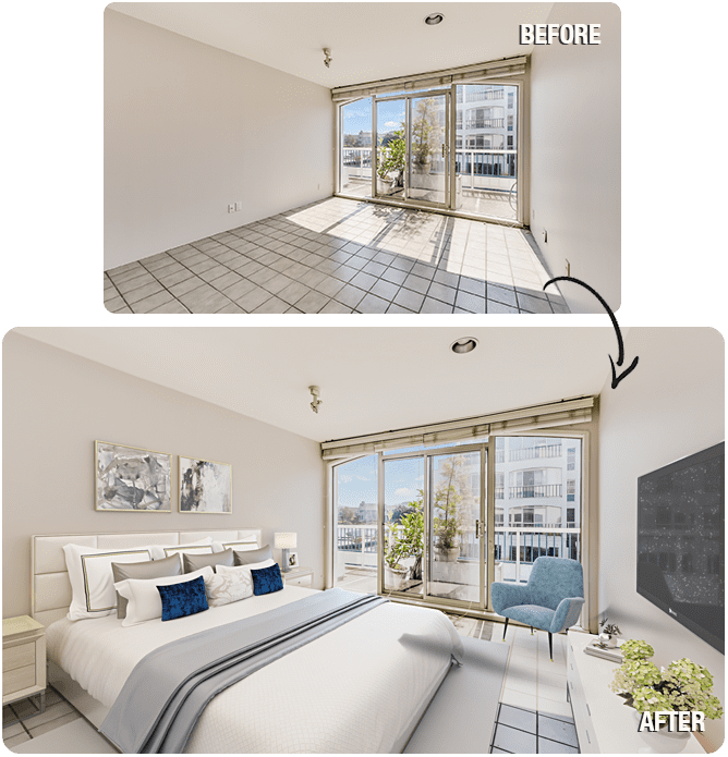 Bedroom Virtual Staging