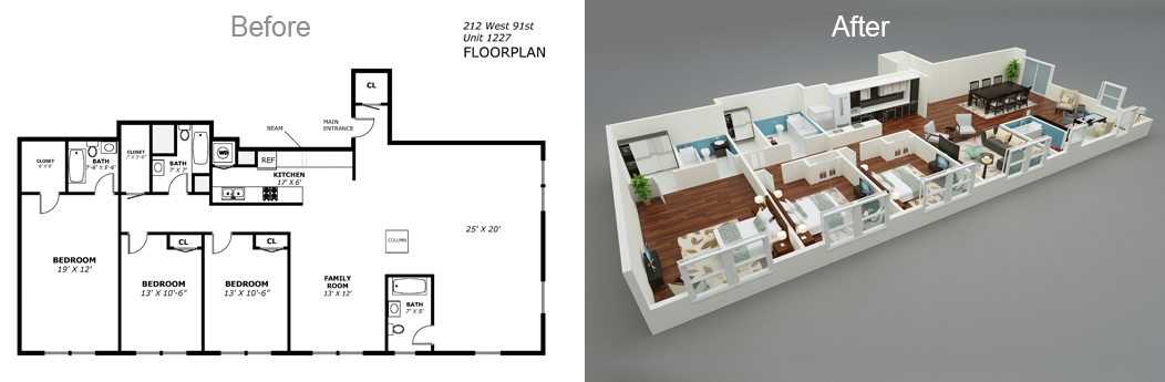 3D Floor Plan